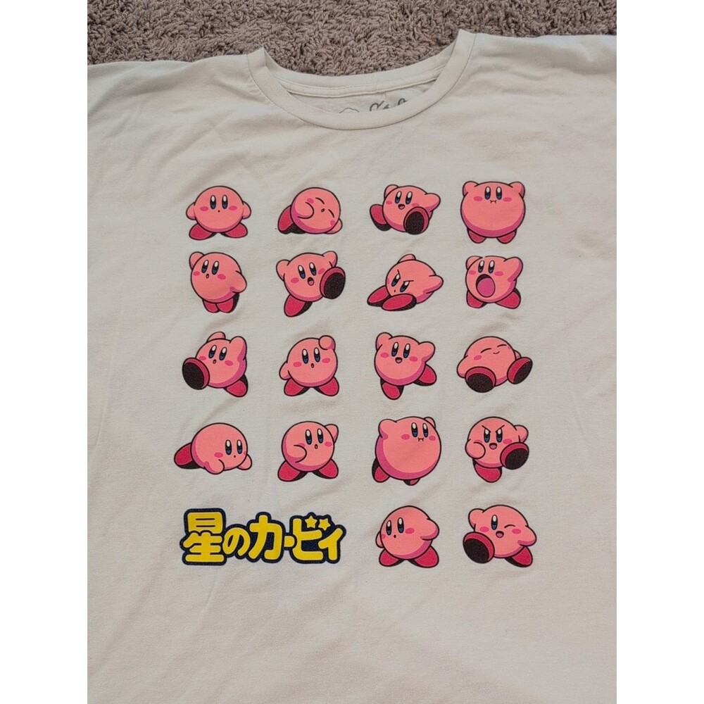 Nintendo Kirby Pink Graphic Short Sleeve Tee
